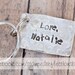 Memorial Key Chain - Signature Key Chain - Personalized signature nbecklace - Personalized Memorial Neckalce - Key Ring - Silver