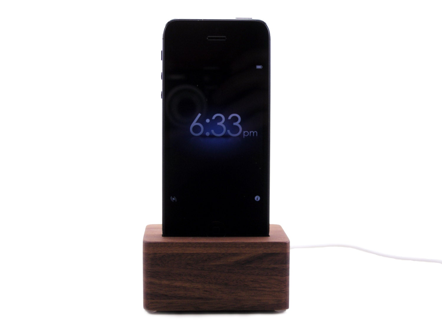 The Block Dock (Walnut) iPhone 5