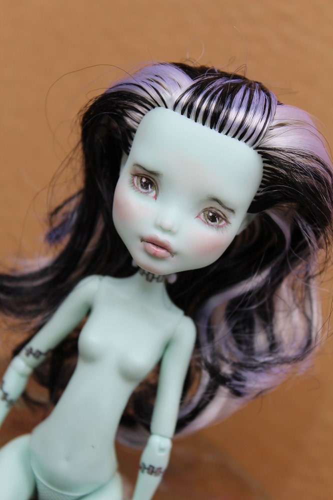 OOAK Monster High Frankie Stein Doll Custom Repaint