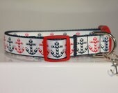 Large 1" Chevron Anchor Collar