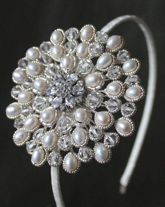Vintage Inspired Bridal Side Tiara
