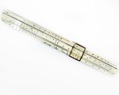 Antique Frederick Post Slide Rule No.1446 Sun Hemmi Bamboo Celluloid