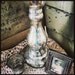 Gorgeous mercury glass candleholder
