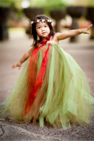 Flower Girl Tutu Dress--Vintage Christmas Wedding--Flower Girls, Pageants, Portraits----Many Colors Available