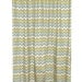 Spring Sale- Clearance Chevron Shower Curtain Zig Zag  Premier Prints Zoom Zoom Summerland Natural Twill  72x72