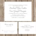Formal Fun Wedding Invitation - DEPOSIT