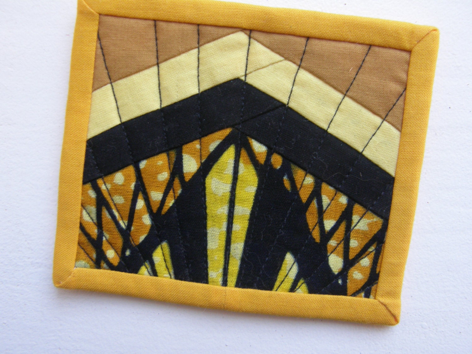 Miniature Art Quilt - Aurora