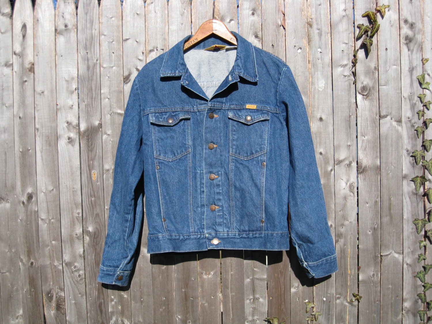Vintage Rustler Denim Jacket Mens Medium