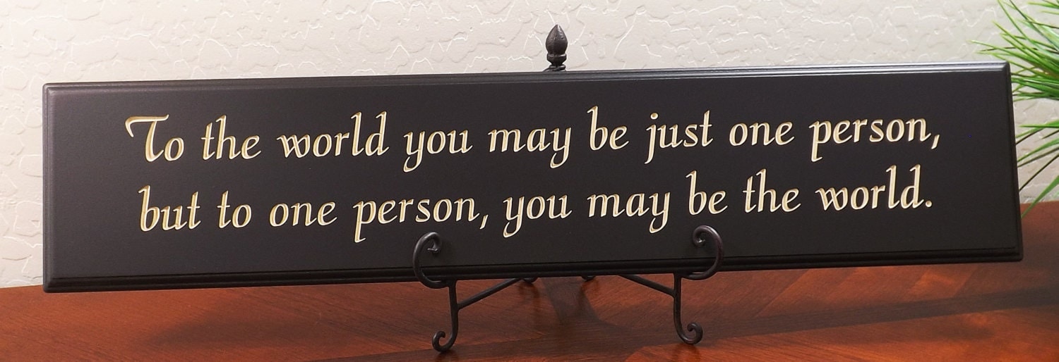 Decorative Wood Sign Plaque Wall Decor with by TimberCreekDesign