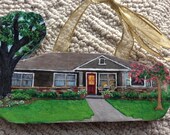 Custom House Paintings, all occasion, 5 inches up to 7 inches Paintings or Ornaments. Keepsakes