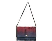 Burlap Crossbody Bag, Messenger Bag, Laptop Case, Laptop bag