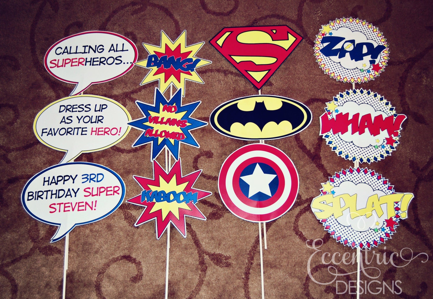 Superhero Collection - Printable Action Signs Il_170x135