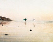 Surfer Dudes- Surf Art, Beach Photography, Landscape, Shoreline, Summer Photograph,  Beach Decor, Surfer Decor, 8x10 Photograph