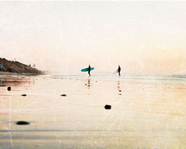 Surfer Dudes- Surf Art, Beach Photography, Landscape, Shoreline, Summer Photograph, Beach Decor, Surfer Decor, 8x10 Photograph