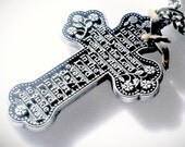Inspirational Jewelry Large Cross Necklace Religious Jewelry Women Jewelry Teen Christian Jewelry