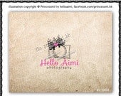 Custom Premade Logo Design - sketch camera lace ribbon bow love heart photography logo business boutique logo by princess mi logo 1190-8