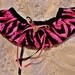 Hot Pink Zebra rockabilly punk retro Wedding or Prom Garter