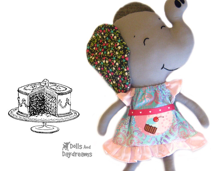 Peasant Dress Sewing Pattern PDF Doll Clothes Easy