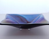 Iridescent Glass Candy Dish