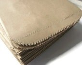 50 Kraft Brown Paper Bags 5 x 7.75 size - Medium 5 x 7 3/4 size - Flat - Merchandise - Favor - 5x7 / 5 x 7 1/2 - Wedding Candy Buffet