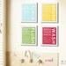 Bathroom art prints. Bathroom Rules. Kids bathroom wall quotes. Wash Brush Floss Flush. Typography. Set of 4 11x14 prints by WallFry