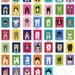 Dog art for kids. Art for children wall art. Baby nursery artwork. Any 4 11x14 Dog prints. Cute dog pictures. Nursery decor by WallFry