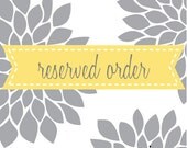 CUSTOM ORDER made just for : HEATHER S.