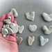 Wedding Favors Eco Friendly - 15 genuine natural heart shaped beach pebbles A