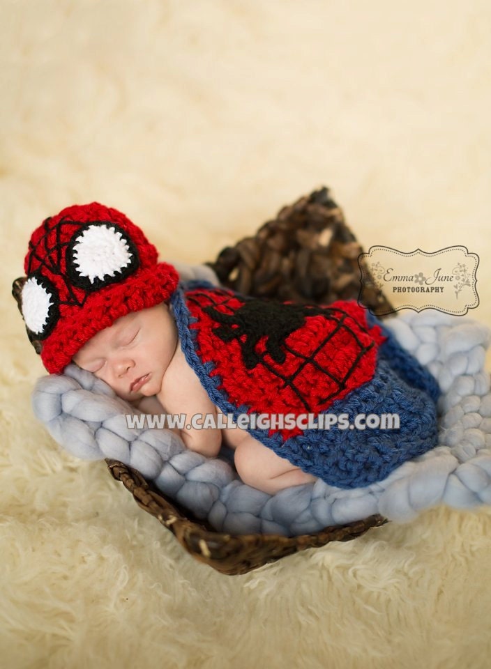 Cuddle Critter Cape - Spiderbaby  - Newborn Photography Prop -