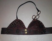 Heavy Texture Studded Apocalypse Bra