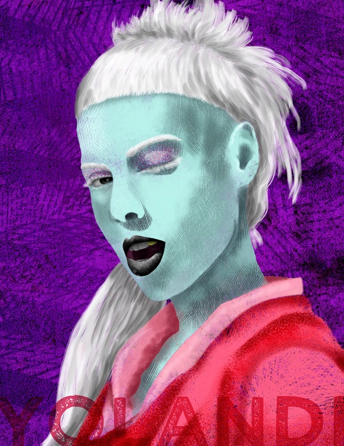 Yolandi Visser - 8 1/2 x 11 Illustration Print