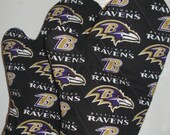 Baltimore Ravens Oven Mitts, Set of Two