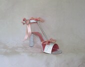 The Silver Anniversary Shoe High Heel Paper Shoe Art