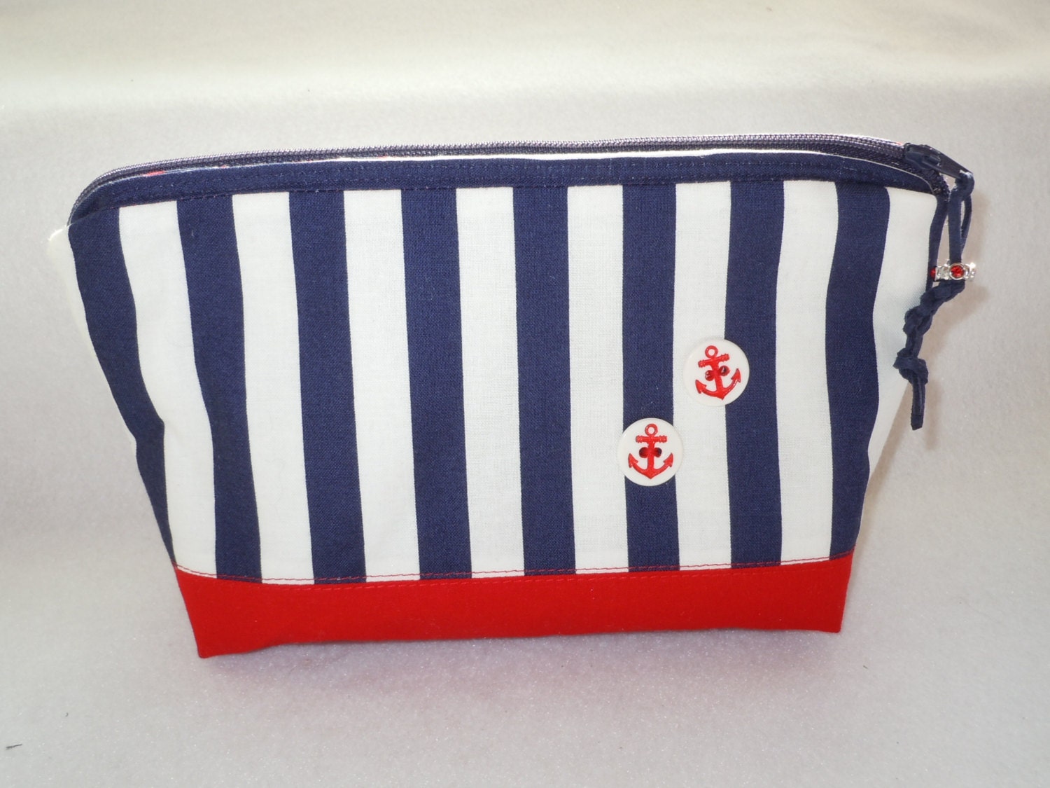Nautical Stripes Cosmetic Bag