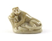 Wade Whimsies - panther wildcat endangered animal  - Miniature Figurine 00