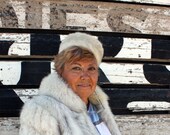 Vintage Siberian Fur Pillbox Hat