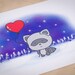 Winter Raccoon 5 x 7 inch Art Print