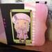 Paris girl card with envelope