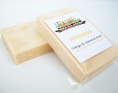 Mimosa soap - handmade champagne soap with orange and rosewood from Aromaholic