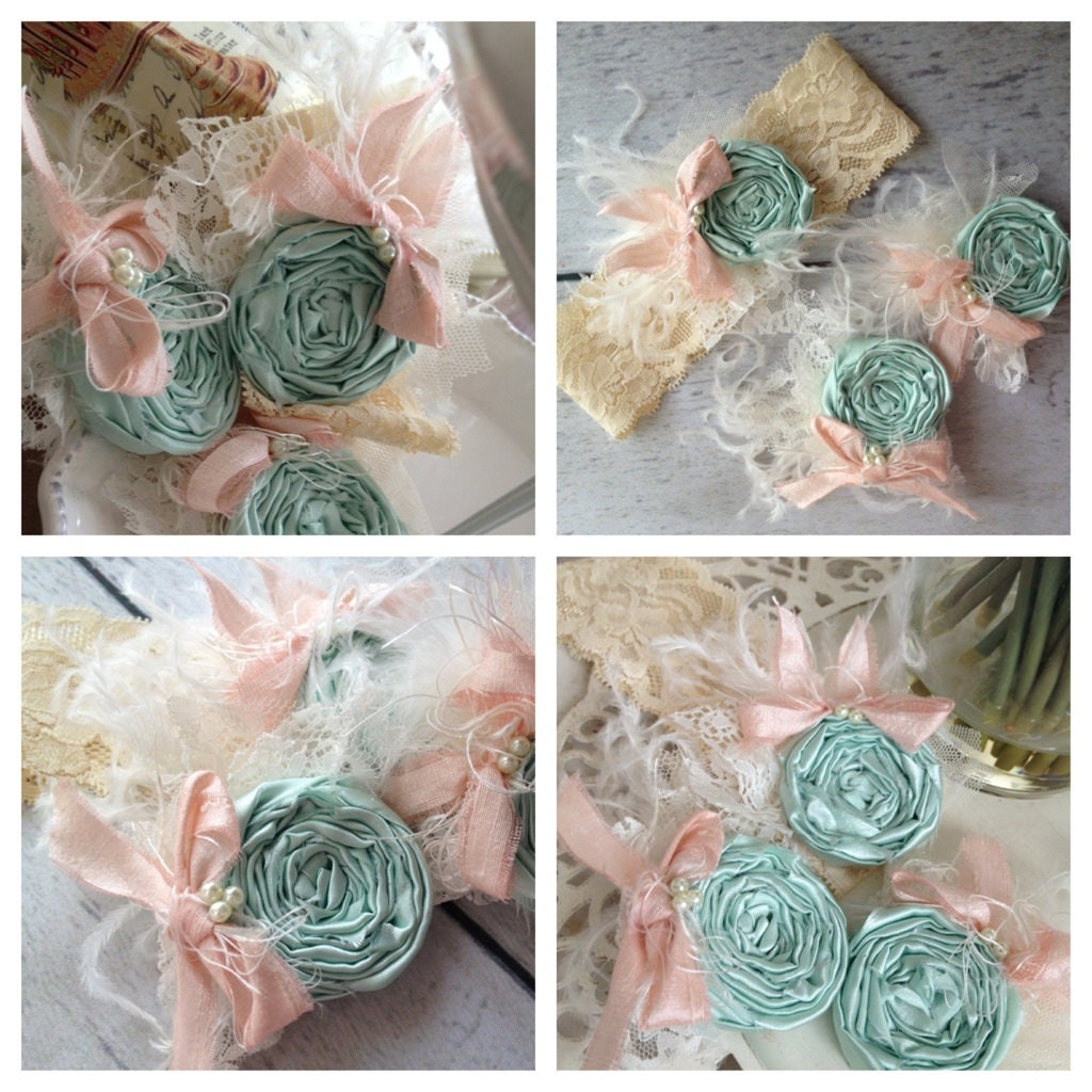 Mint Marmalade headband or clip ON SALE