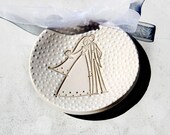 Wedding ring holder ornament