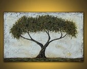 48in x 30in Commission Cypress Tree original acrylic painting on canvas