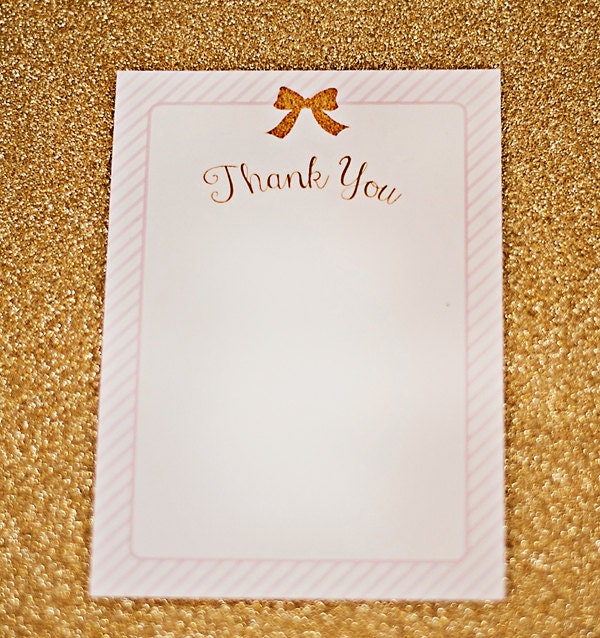 Ballerina/Ballet Party Thank You Cards - Printable