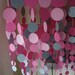 Paper chandelier or mobile.  Beautiful for weddings, nurserys, or party decorations (made to order).