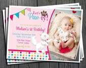 Kitty Birthday Invitation - FREE Thank You Card included Il_170x135
