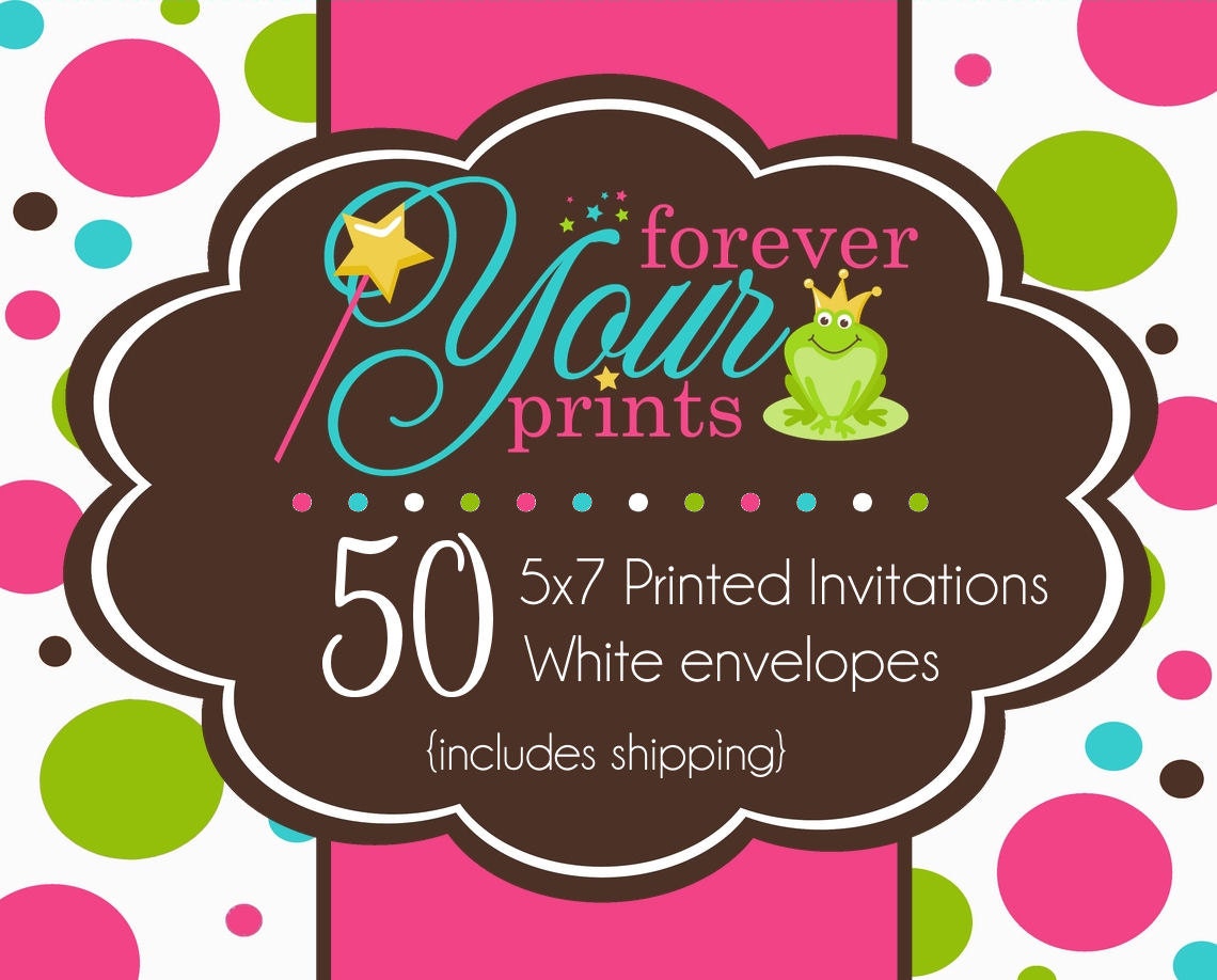 50 Professionally Printed 5 x 7 Cards - PRINTING SERVICE Il_570xn