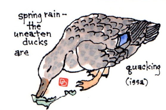 Issa's Duck (Original Etegami)
