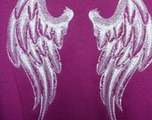 Angel Wing Machine Embroidered Hoody