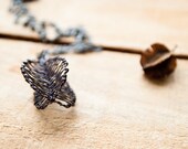 Necklace Pendant - Bush Willow - in Mauve Grey