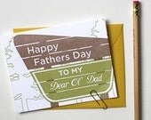 Letterpress Card - Fathers Day - Dear Ol' Dad